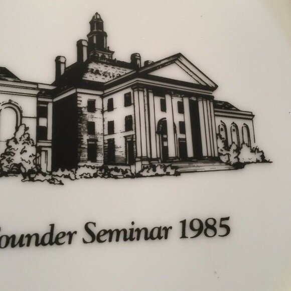 1985 Christian Broadcasting Network Plate CBN Commemorative Founder Seminar Vtg‎ - Picture 3 of 10